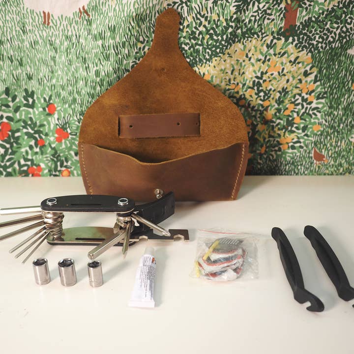 Stabo - Vente Accessoires de vélo - Sacoche de vélo en cuir personnalisée avec outils et perforations1