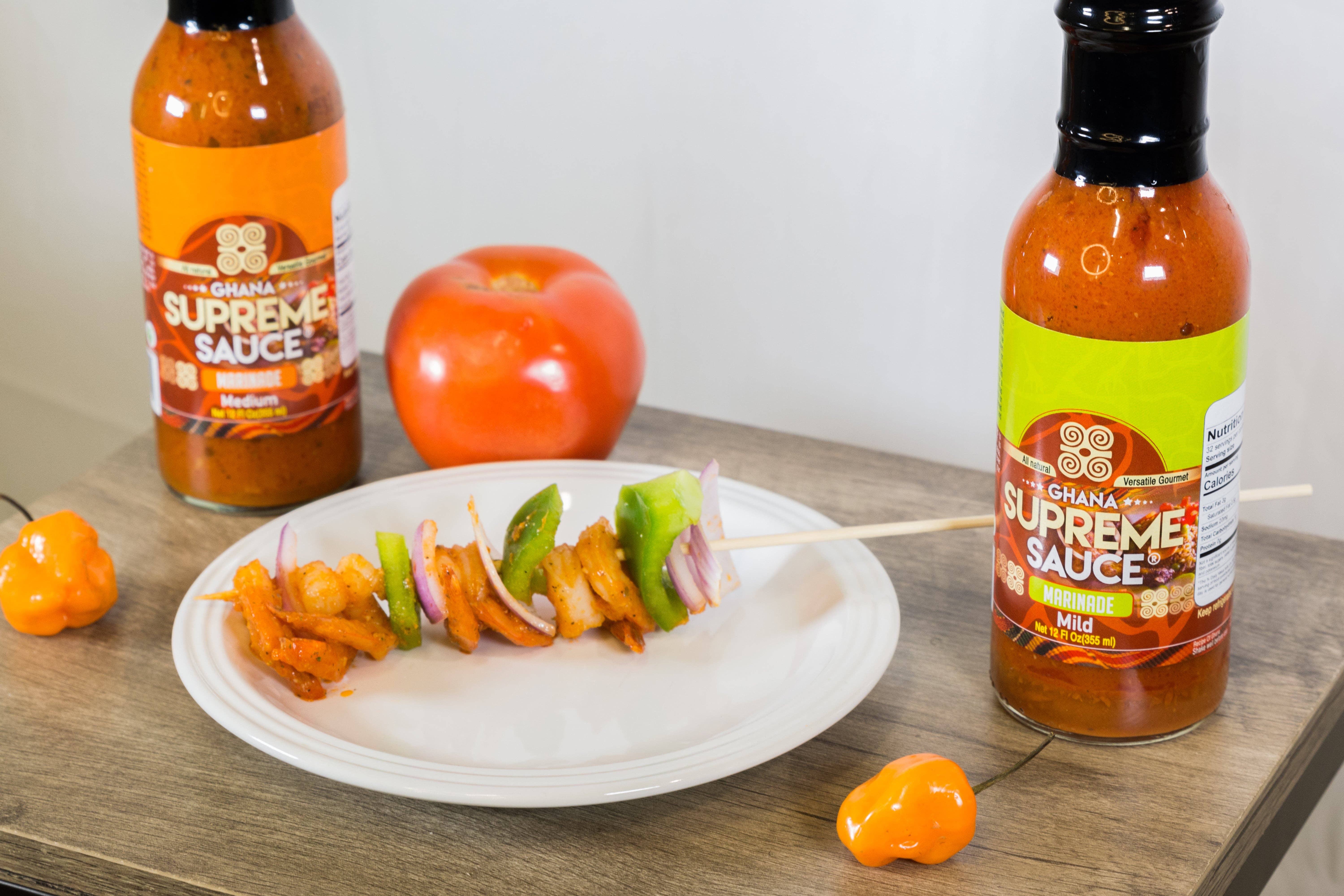 Ghana Supreme Sauce Marinade – wholesale Sås – Ghana Supreme Sauce- Marinad - Mild- Bas för Jollof R15