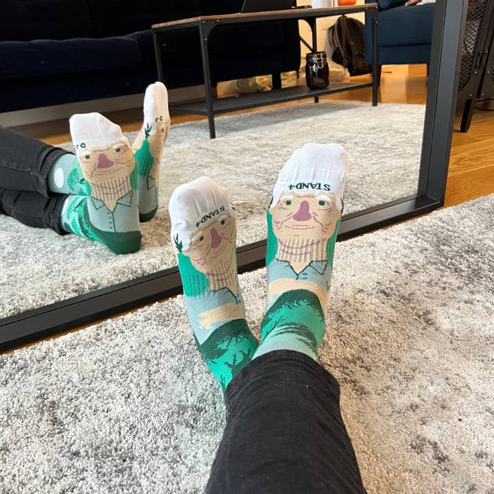 Multi David Attenborough Jungle Sock for wholesale on Faire3