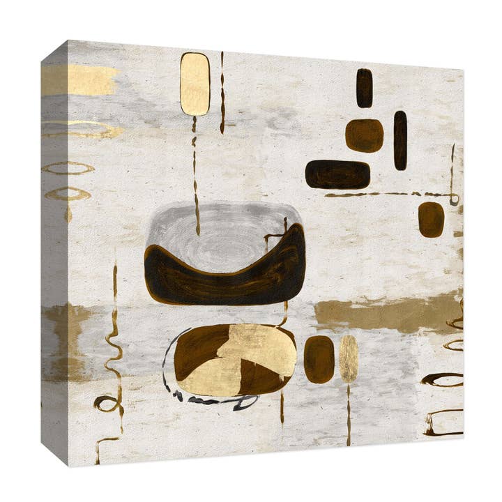 Golden Touches Iii Décoration murale sur toile 22 x 22 po pour la vente par PTM Images