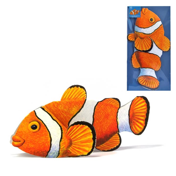 3D animal card clownfish for wholesale by Gollnow Paper Creations