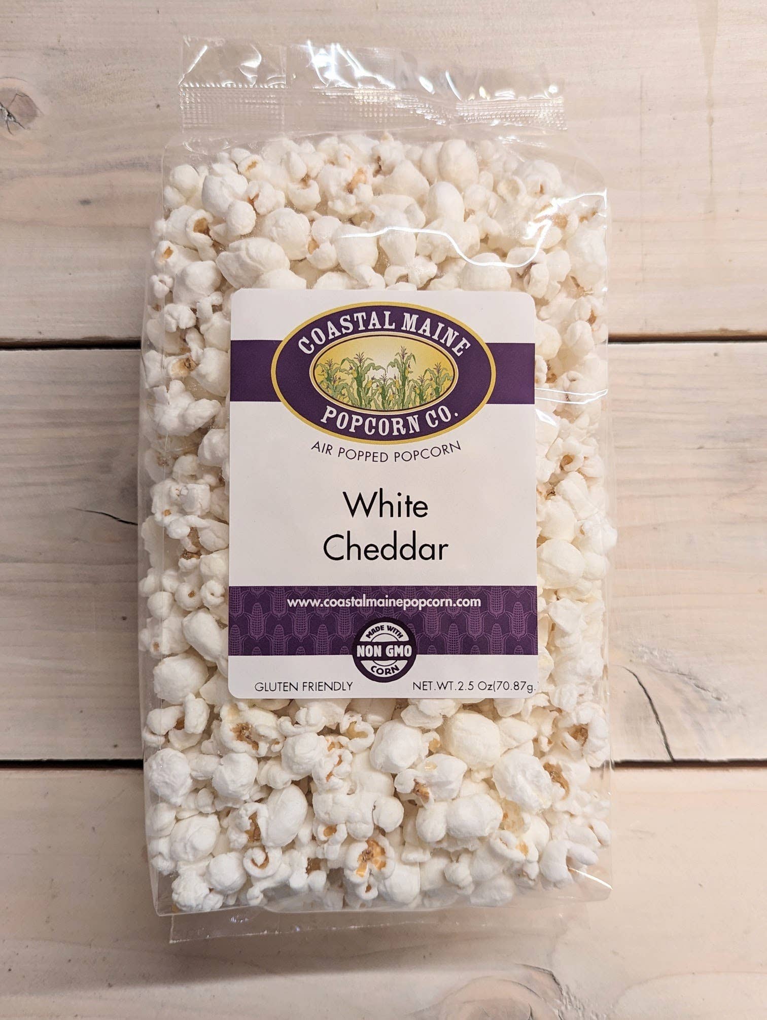 Coastal Maine Popcorn Co. - Wholesale Popcorn - White Cheddar Popcorn (Savory)