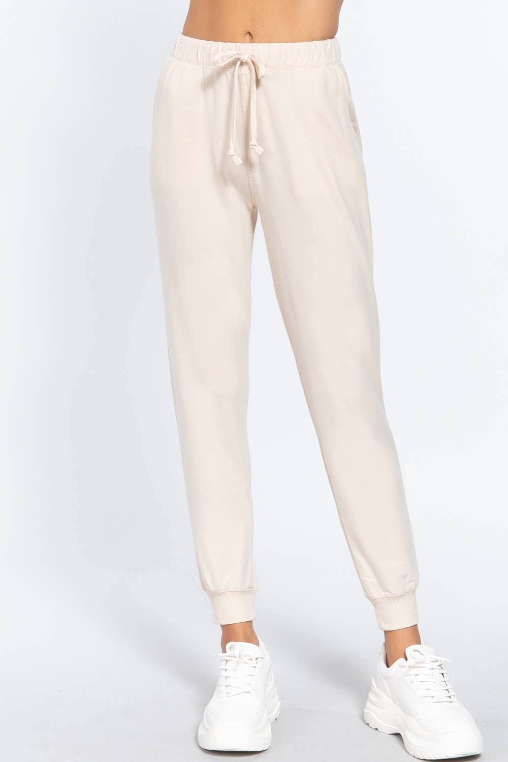 Active Basic | Active USA – calças de treino - Mulher por atacado – Calça jogger francesa Terry10