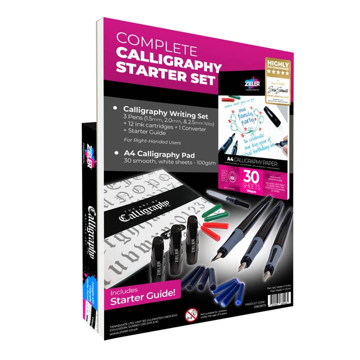 Complete Calligraphy Starter Set - by Zieler for wholesale by Zieler