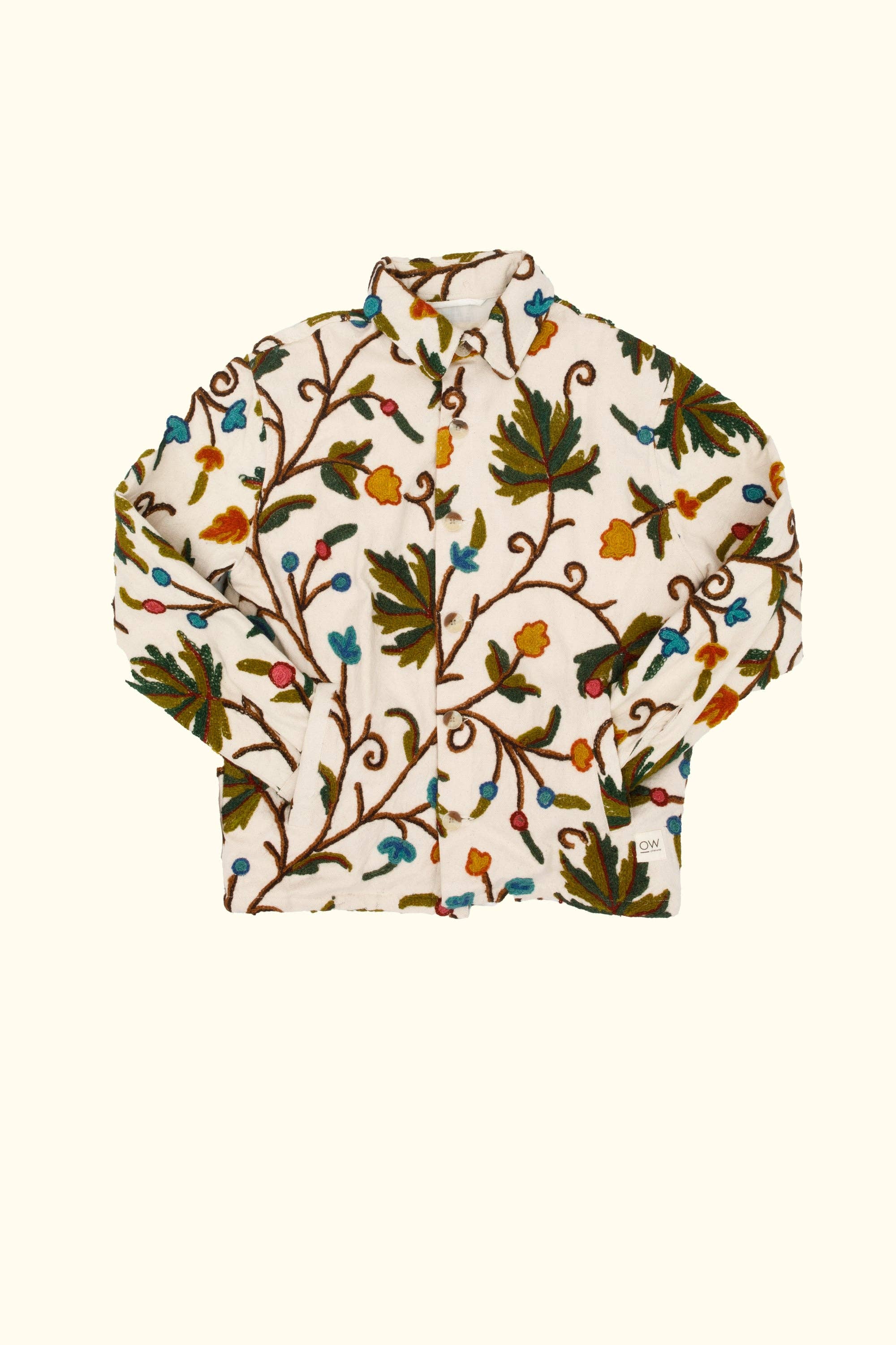 関税込/国内配送★セザンヌ 刺繍 パッチワーク柄 綿ジャケット Wholesale zeant embroidered cotton jacket for your store - Faire