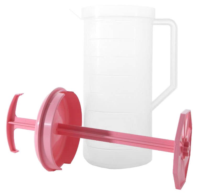 JBK Pottery – wholesale Pitcher – Mixing Pitcher - 2 Quart Capacity - Pink2