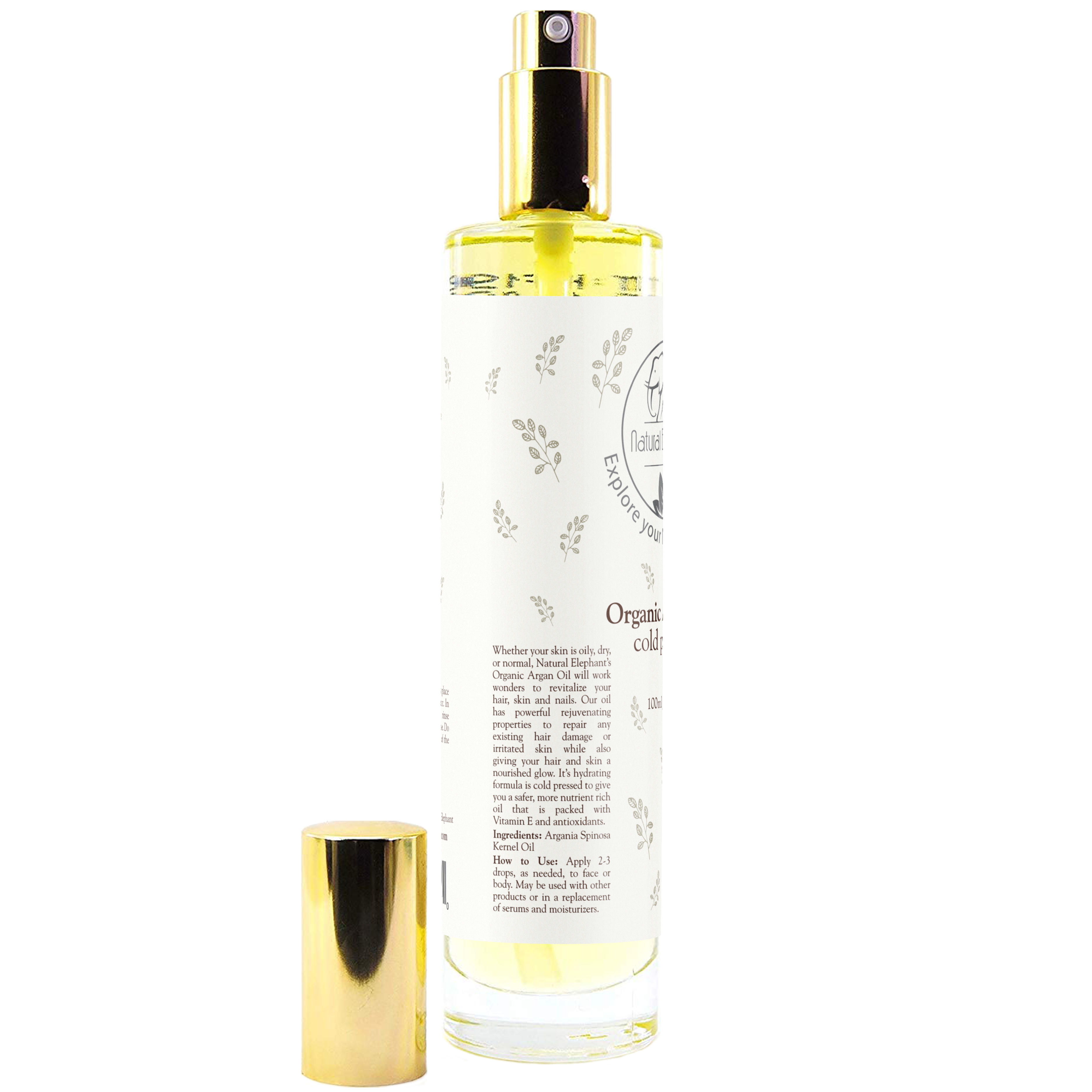 Natural Elephant - Wholesale Bath/Body Oil - Organic Argan Oil4