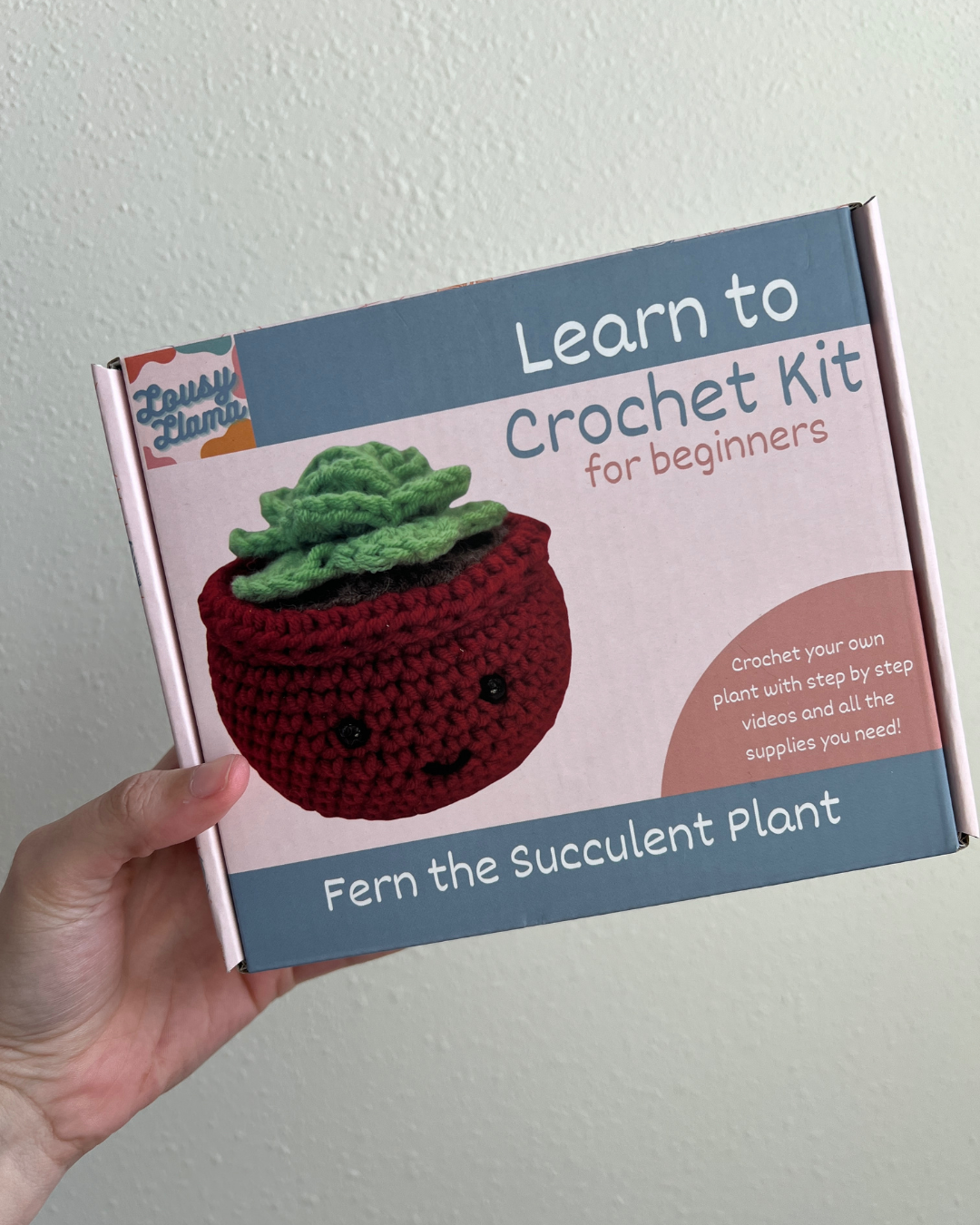 Lousy Llama Creations – wholesale Knitting/Crochet Supplies – Variety Set of Learn How to Crochet Kits5
