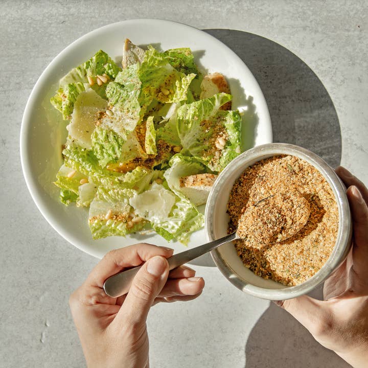 Conza Sourdough Crunch Breadcrumbs - Wholesale Bread Mix - Lemon Herb & Fennel - Sourdough Crunch Breadcrumbs - 3.6oz