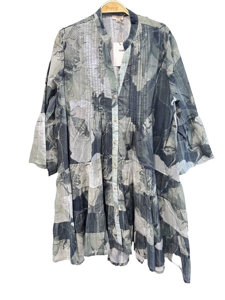 Beige kort bomuldskjole - Orice for engroshandel hos Orice