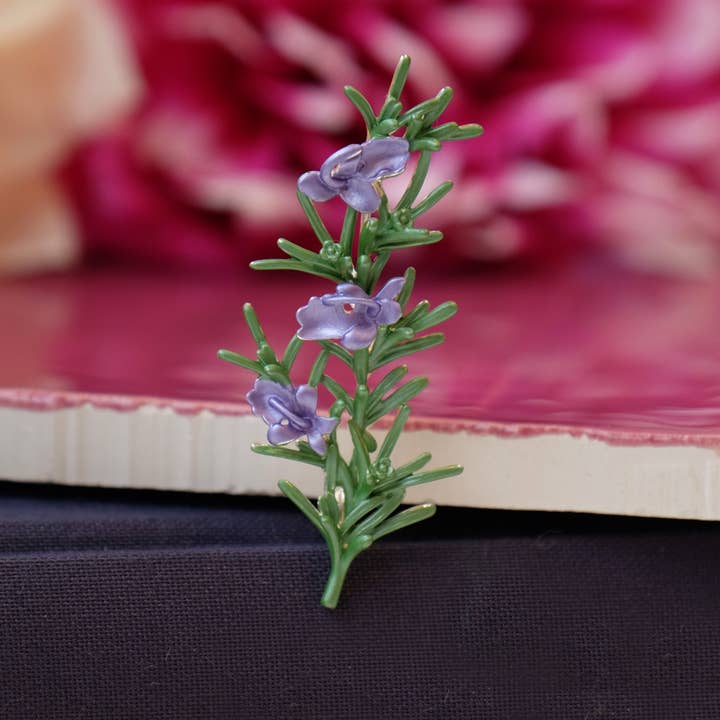 Rosemary Herb Brooch for wholesale by Alexander Thurlow & Co Ltd