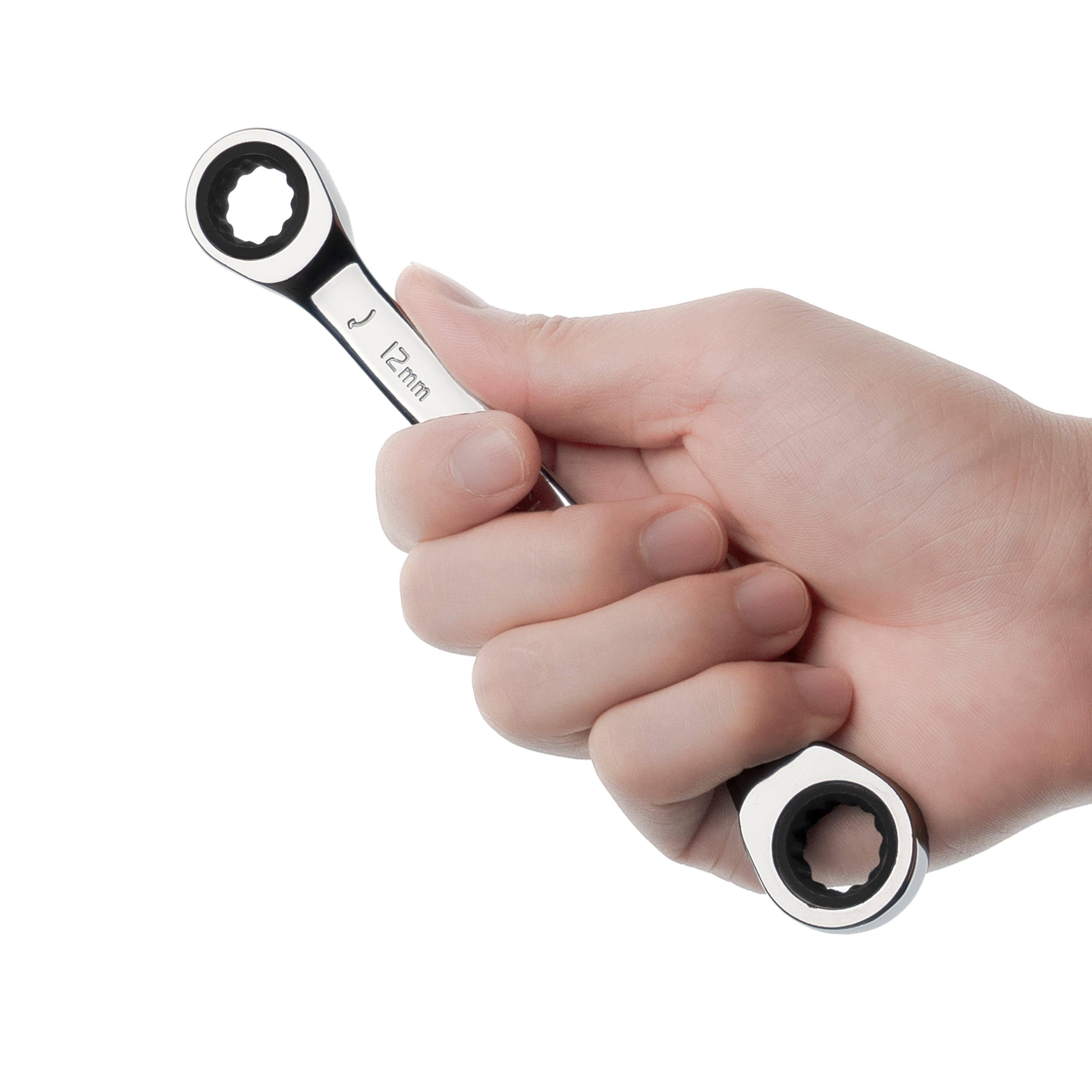 Sixale - Wholesale Handy Tool - Jetech Double Box End Ratcheting Wrench (12mm x 13mm), Metric3