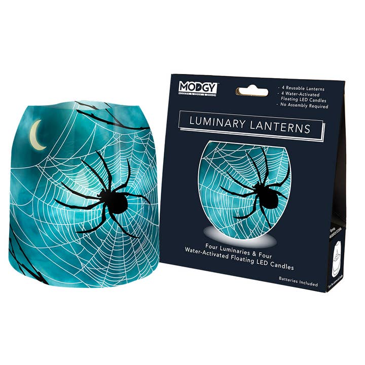 Luminary Lanterns - EEK! - Halloween Spider for wholesale by Modgy