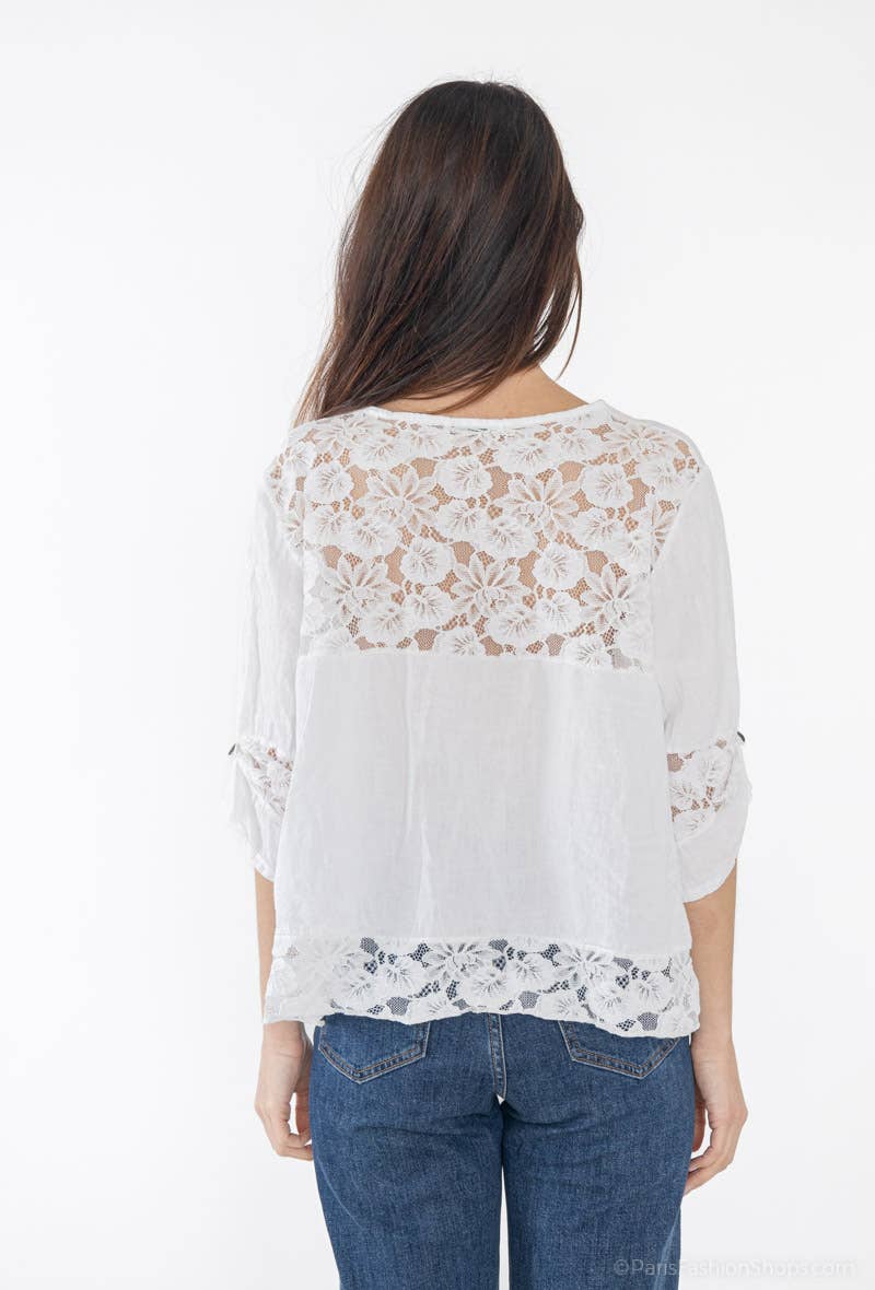 LINEN & COTTON HOUSE - Wholesale Jacket - Women's - VEST IN LINEN 9207 SPRING SUMMER26