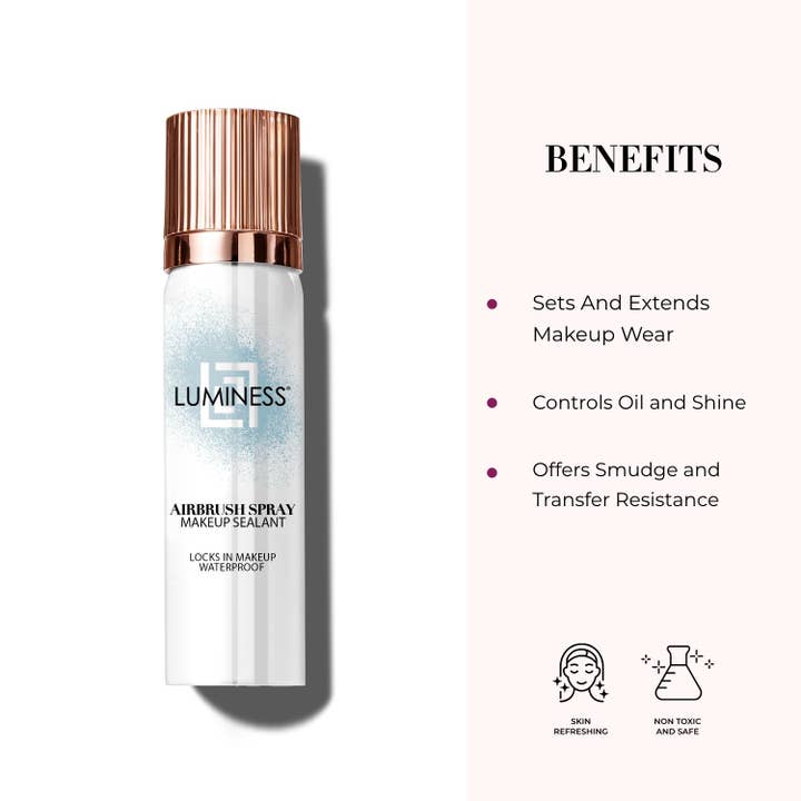LUMINESS - Wholesale Makeup Setting Spray/Powder - Airbrush Spray Makeup Sealant2