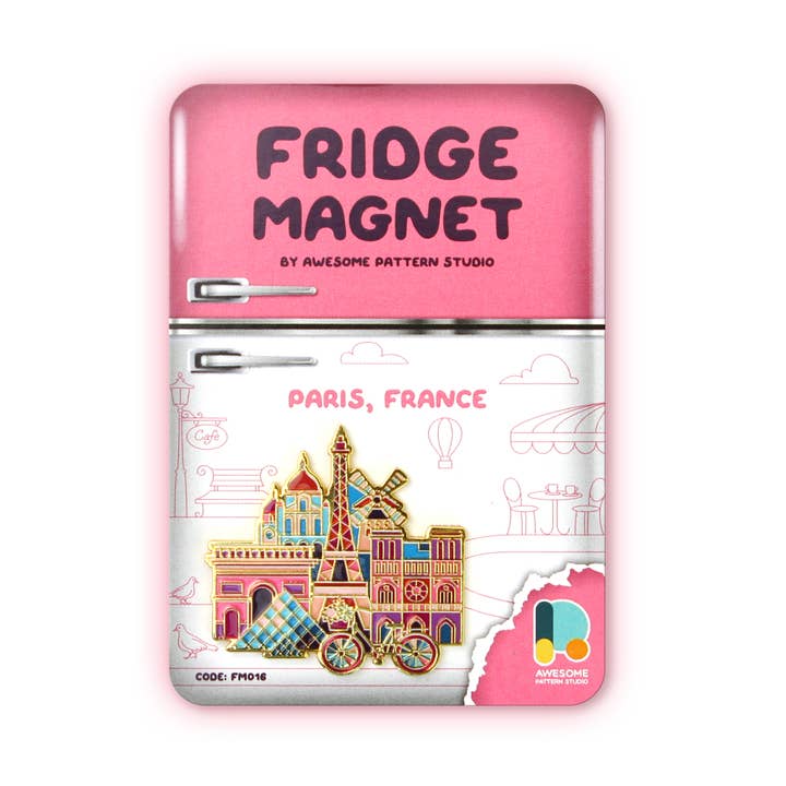 Awesome Pattern Studio - Wholesale Magnet - Paris - Decorative Fridge Magnet