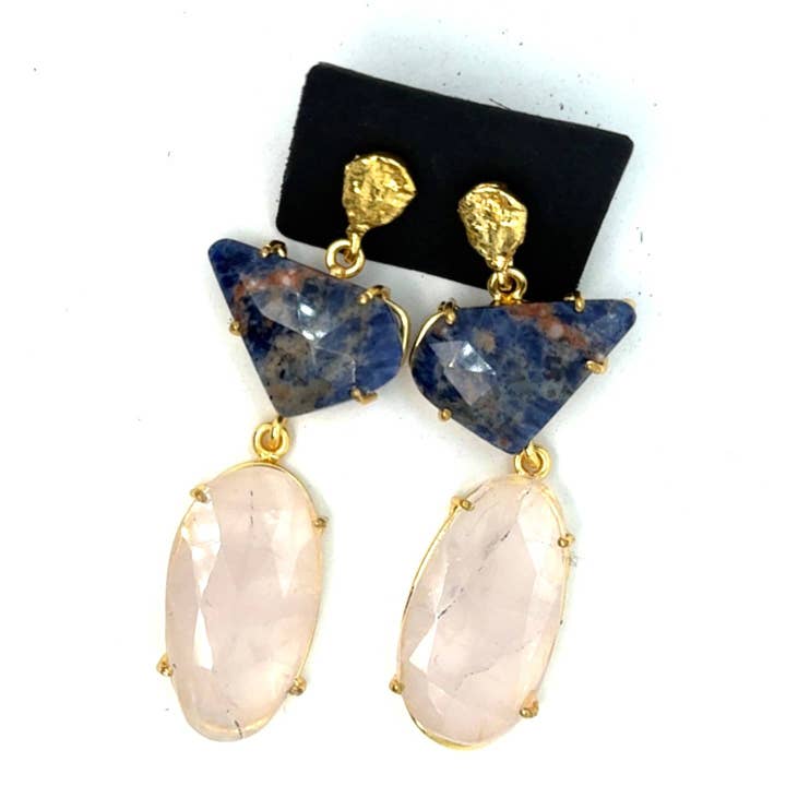 Mavis Statement oorbellen voor wholesale door Gemajesty Jewellery