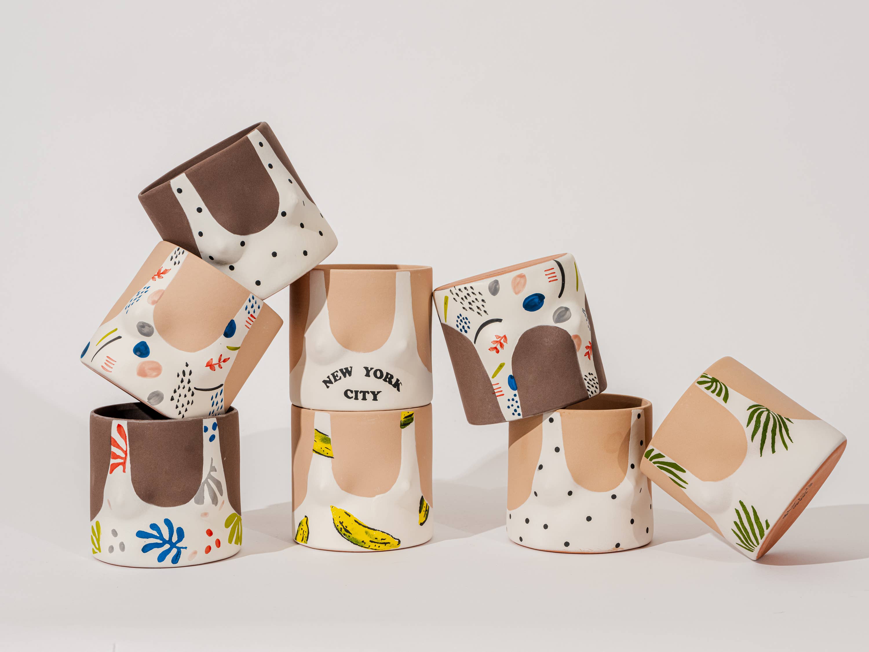 GROUPPARTNER - Wholesale Plantenpot - Cutouts licht - slipcast bloempot3