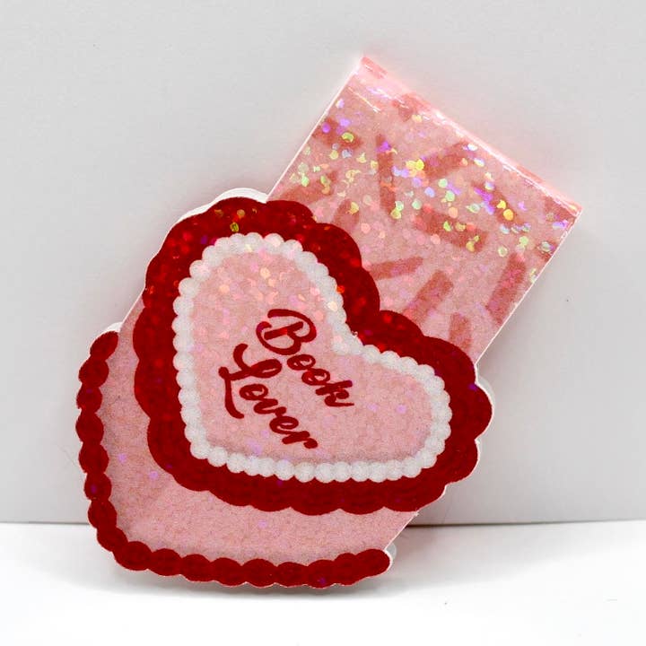 Boekenliefhebber Taart Magnetische Boekenlegger voor wholesale door Crowded Cat Studio