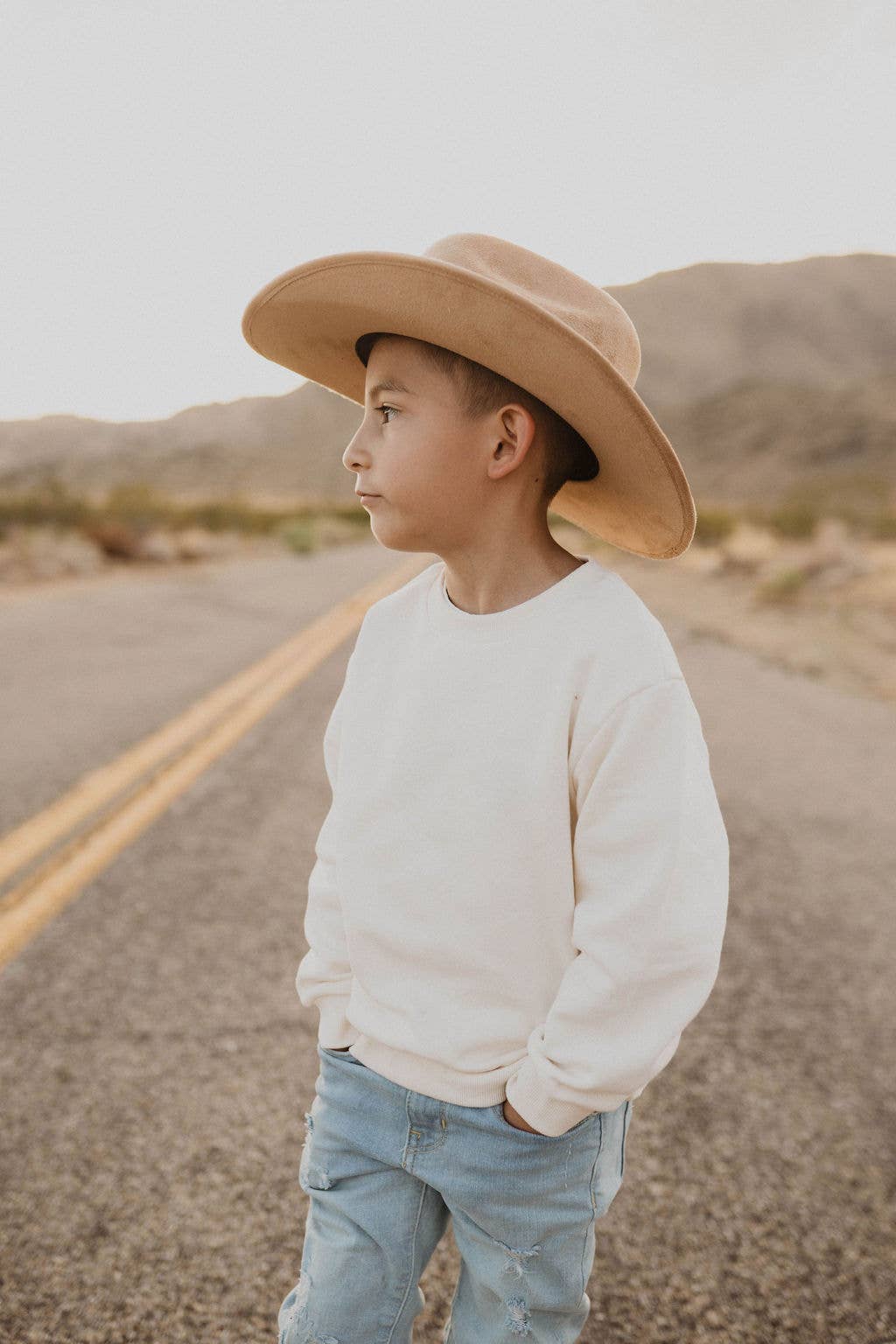 Childs white discount cowboy hat