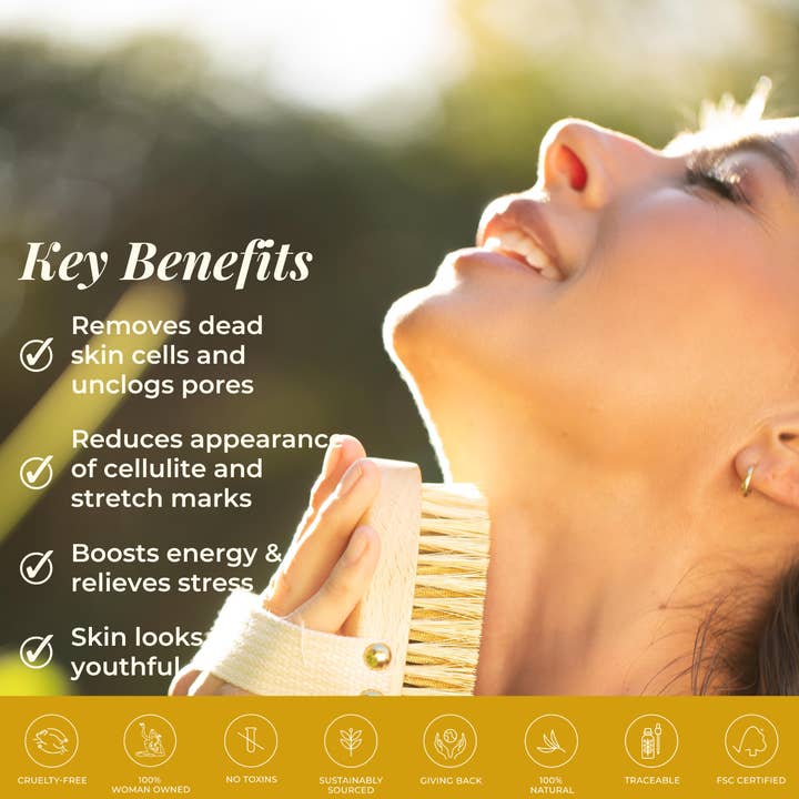 The Golden Secrets – wholesale Body Brush – Ionic Copper Dry Brush