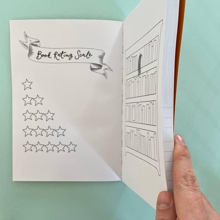 And Hope Designs - Cards, Stickers & Stationery - Wholesale Journal/Diary - Reading Journal, A5 Book Tracker, Literary Planner, Gift3