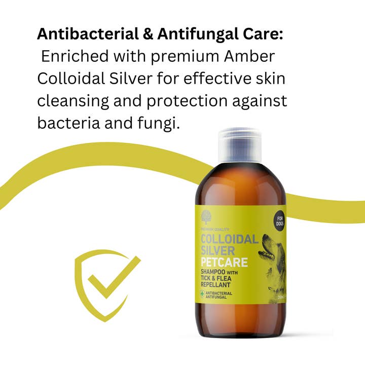 Natures Greatest Secret - Vente Shampoing – chien - Shampoing antibactérien à l'argent colloïdal pour chiens 250 ml2