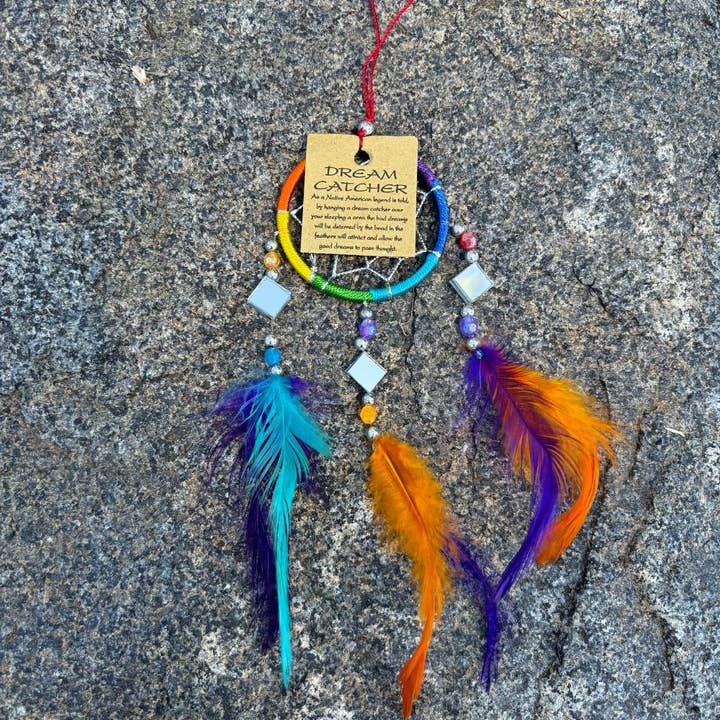 Earths Elements Wholesale - Wholesale Retailer Sample - Home Decor - Dreamcatcher - Multicolor, Small