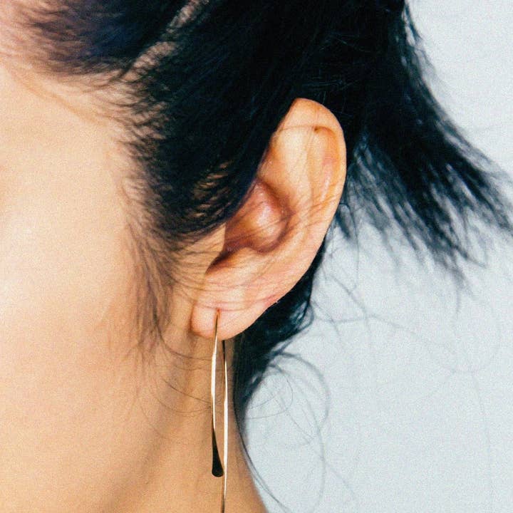 Sway Leaf Earrings for wholesale by Katrina O'Day Designs