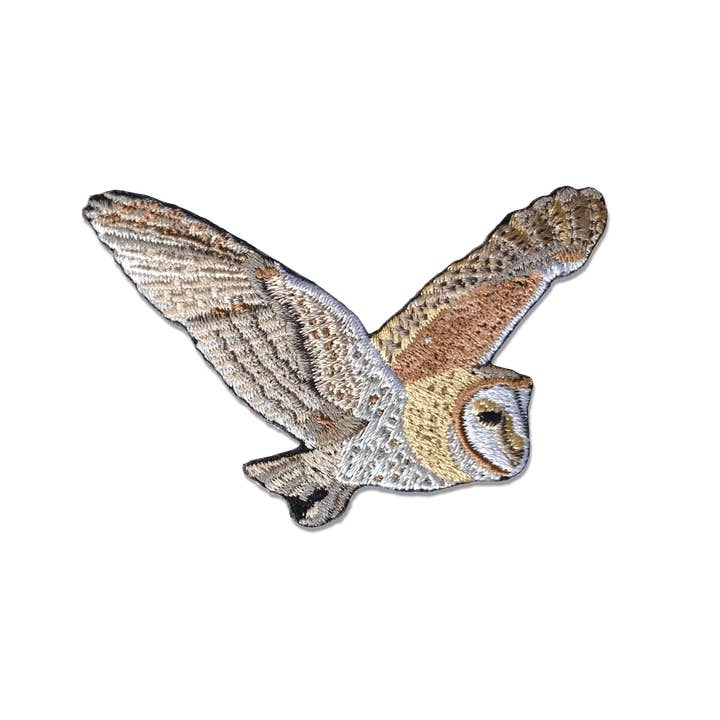 Barn Owl Patch for wholesale by Bird Collective