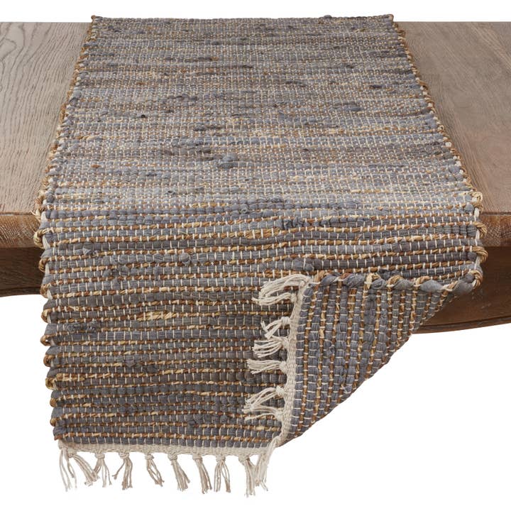 Blue Grey Chindi Runner - Subtle and Appealing Design for wholesale on Faire