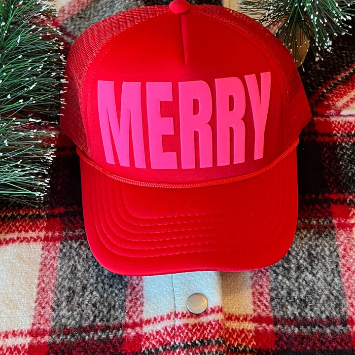 Malibu and Mint - Wholesale Trucker Hat - Women's - MERRY Trucker Hat1