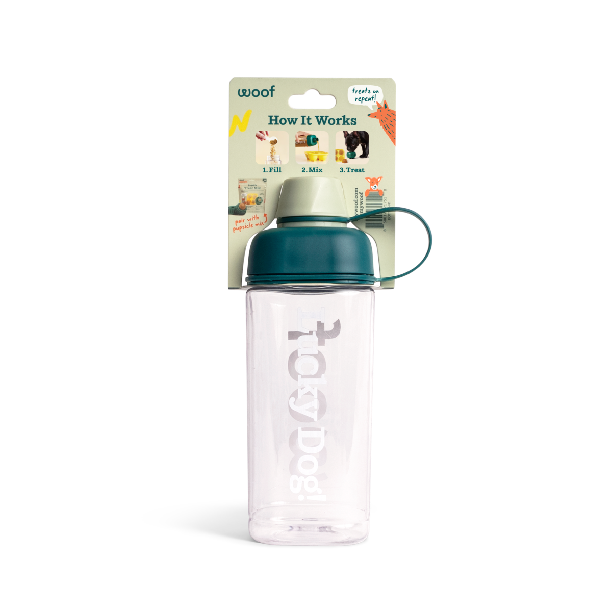 Woof - Wholesale Pet Water Bottle - Dog - Treat Mixer Bottle1