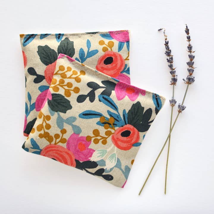 Minor Thread - Vendita all'ingrosso Sacchetto profumato - Sacchetti di Lavanda in Tela Floreale Rosa - Set di 22