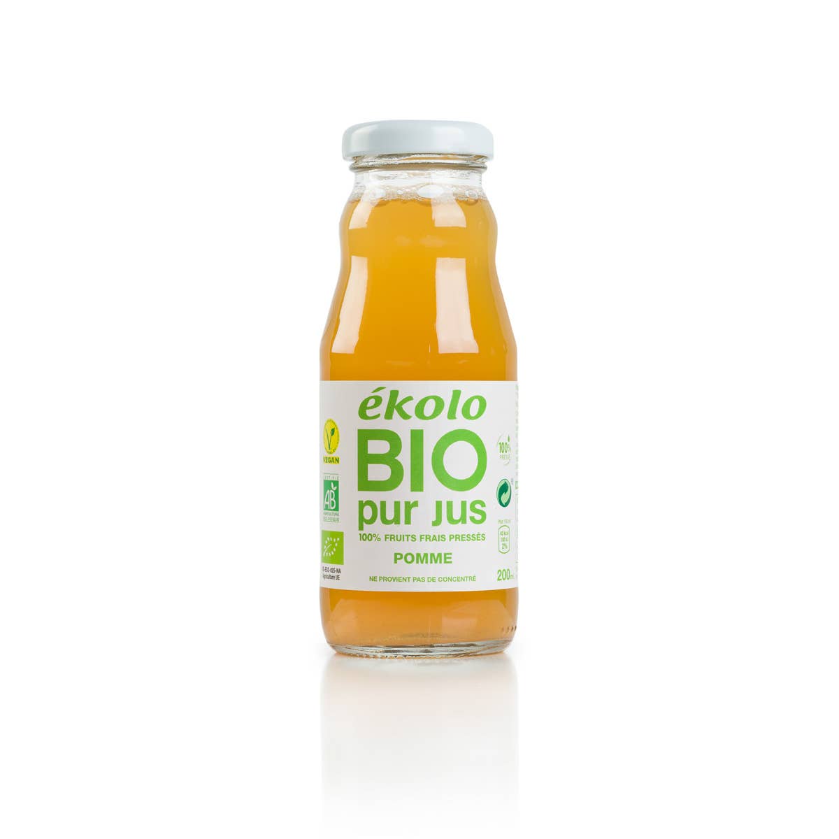 ekolo - Wholesale Fruit Juice - Organic Apple Juice, 100% squeezed, 12 units x 200ml3