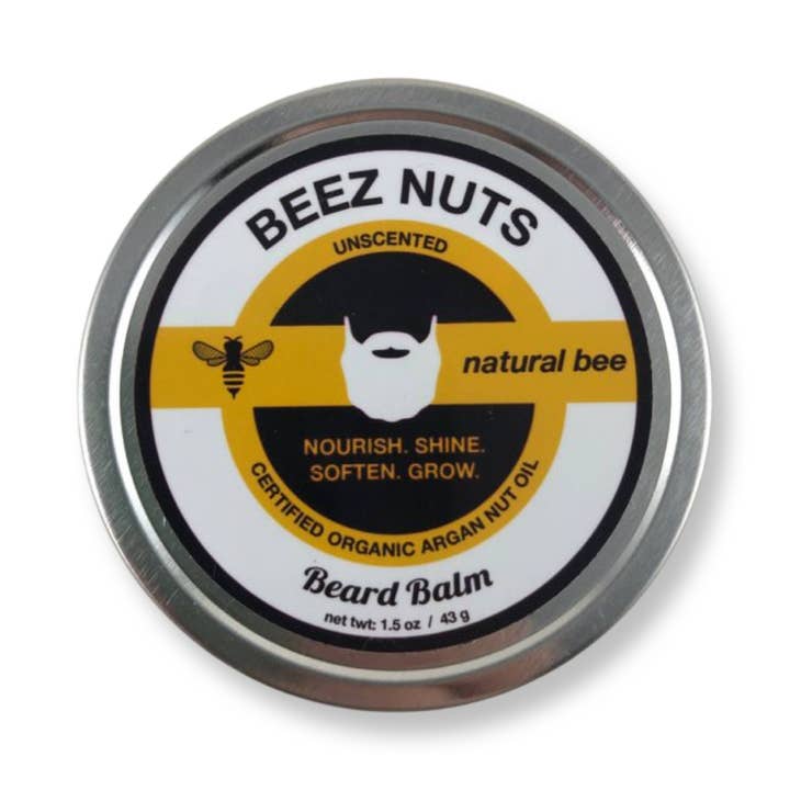 Natural Bee Beard Balm for wholesale by Beez Nuts Balms