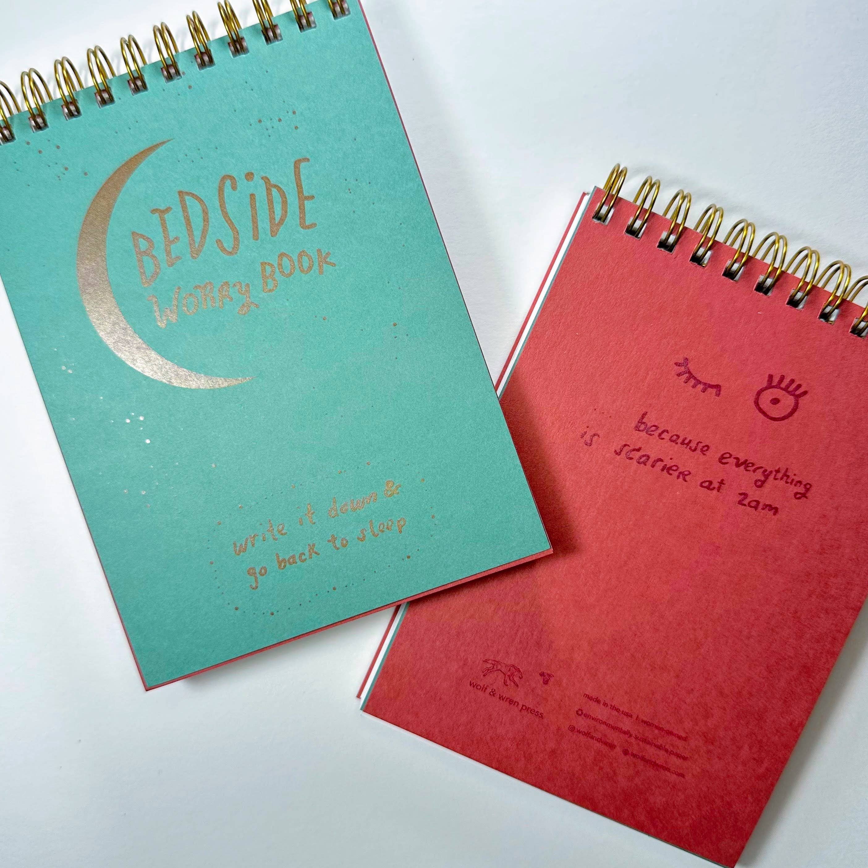 Wolf & Wren Press - Wholesale Notebook - Small Bedside Worry Book2