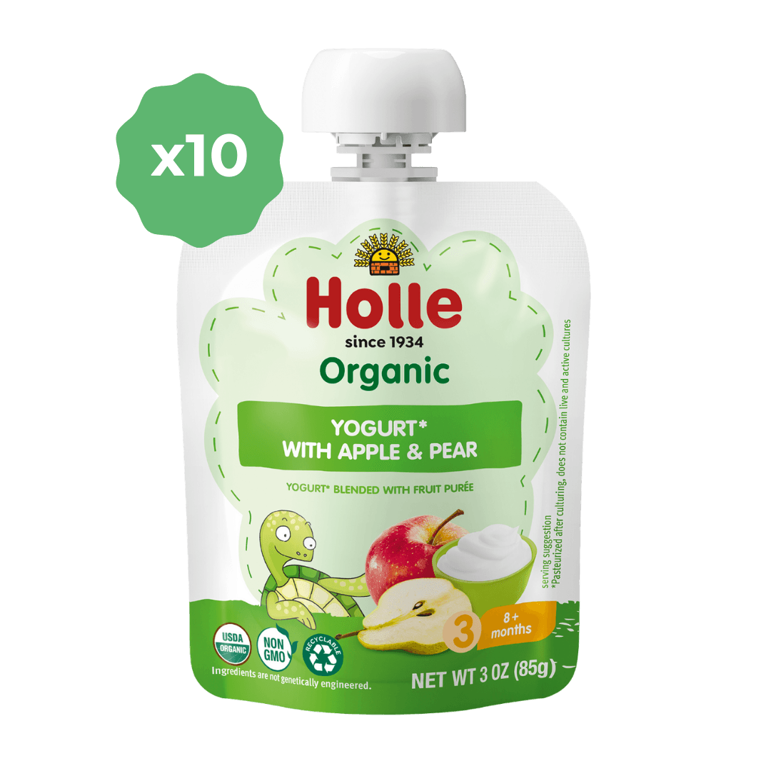 Holle USA - Wholesale Baby Food - Holle Organic Yogurt Pouches: Apple & Pear (10 pack)0