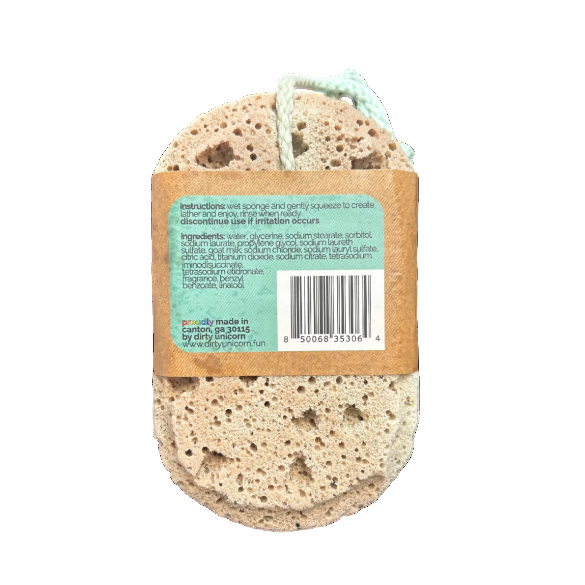 Dirty Unicorn - Vente Éponges de bain - Drift Soapy Scrubbie1