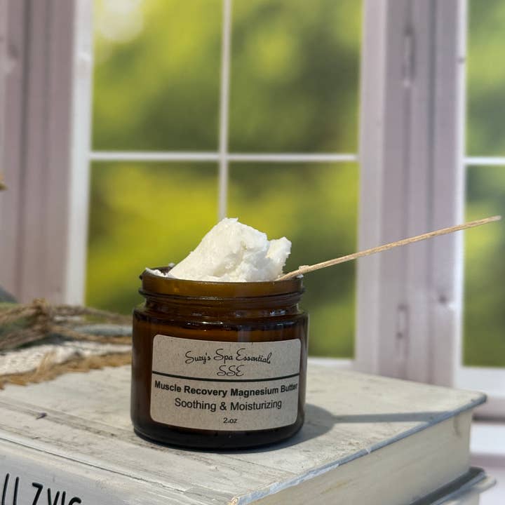 Suzy Spa Essentials - Wholesale Body Balm/Butter - Magnesium Butter- Lavender + Eucalyptus Muscle & Sleep Cream8
