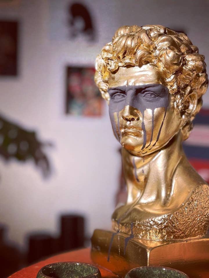 Gran estatua de escultura de David para venta al por mayor de RomaArtSculptures