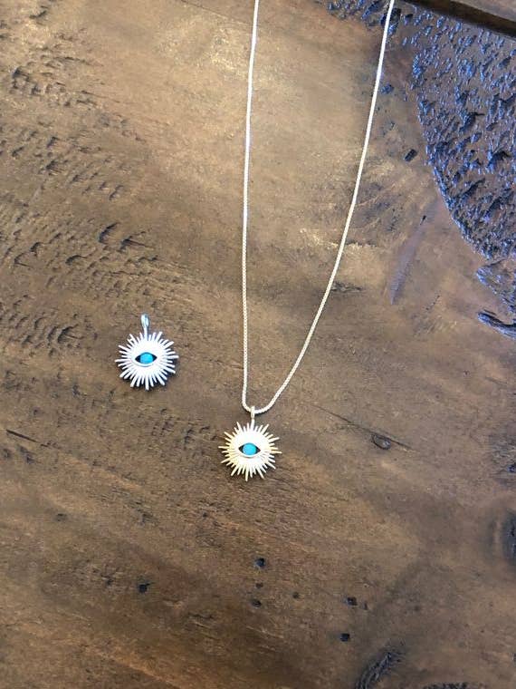 små onda ögon hängsmycke halsband för wholesale av bubs & sass