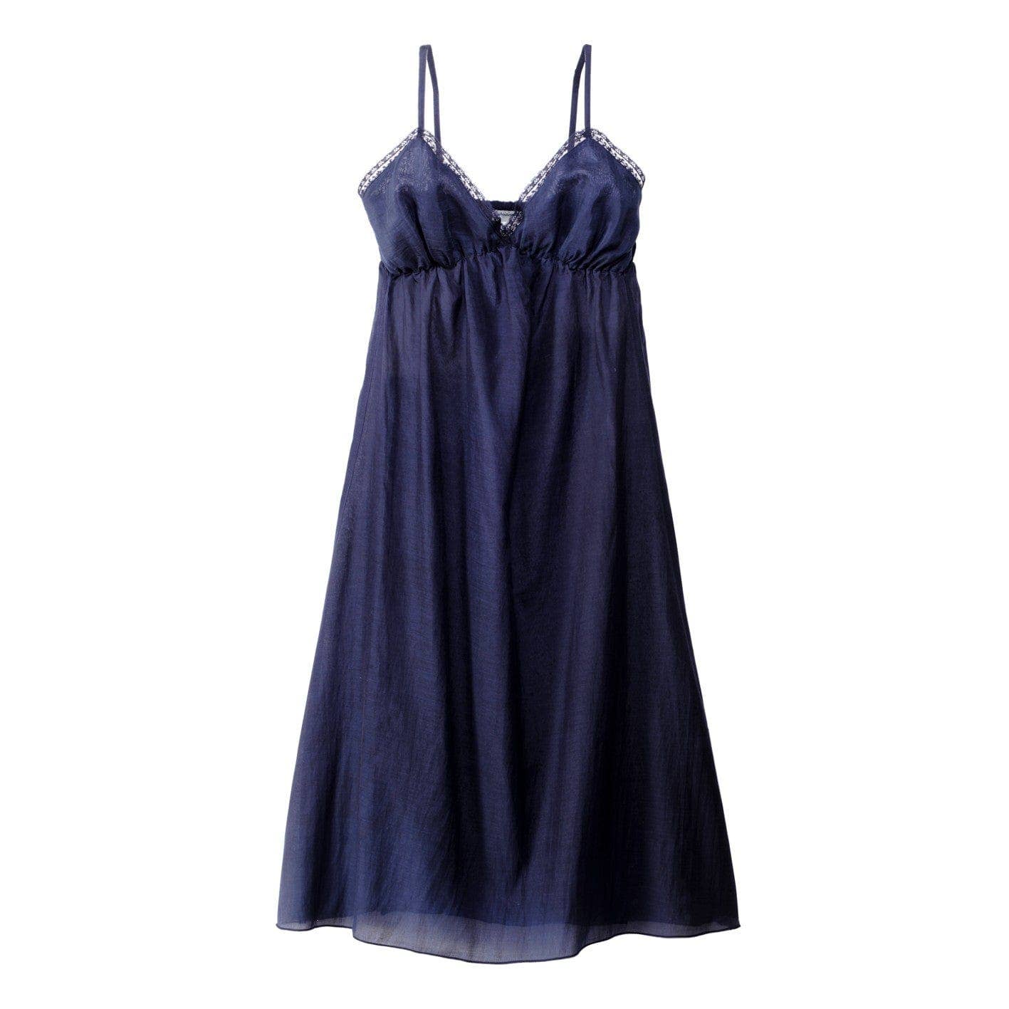 Josephine Midnight Blue Long Nightdress for wholesale on Faire1