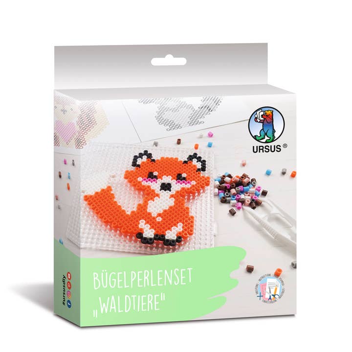 Iron-on bead set "Forest Animals" for wholesale by URSUS® / Buntpapierfabrik Ludwig Bähr GmbH & Co. KG