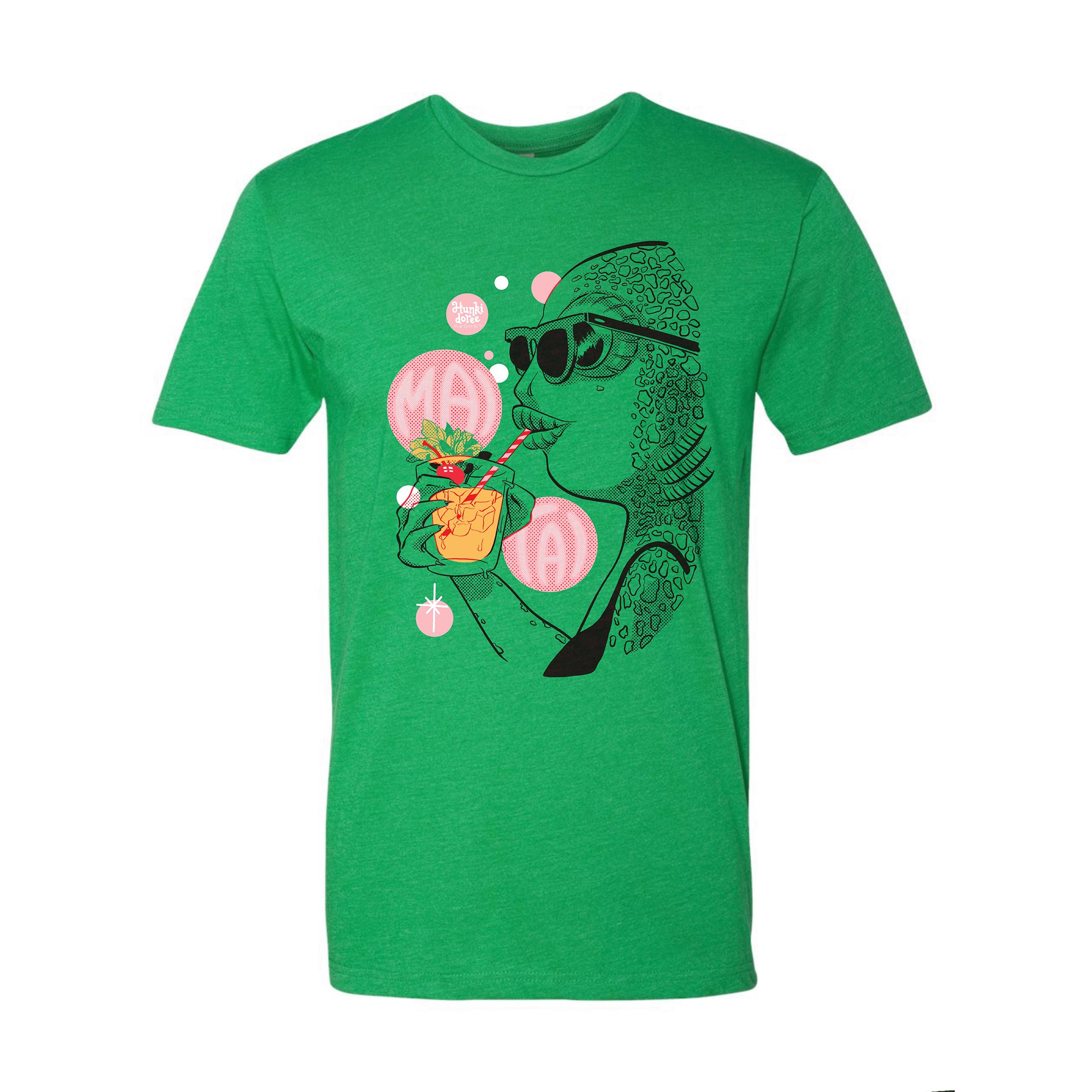 Sherbet Punch Studios - Wholesale Screen Printed T-Shirt - Unisex - Creature from the Mai Tai Lagoon shirt1
