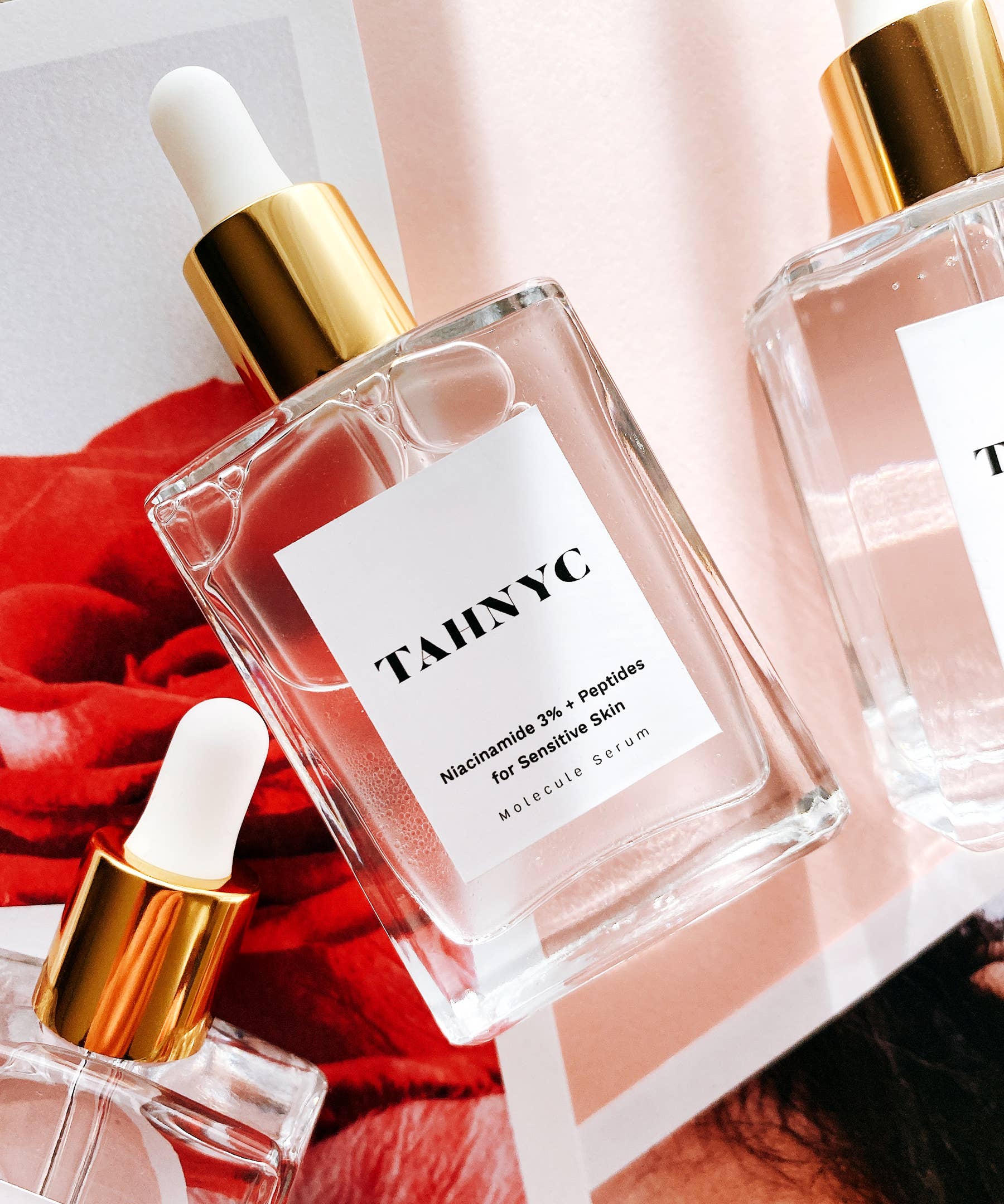 TAHNYC - Wholesale Facial Serum/Concentrate - Niacinamide 3% + Peptides for Calming Redness Facial Serum 2