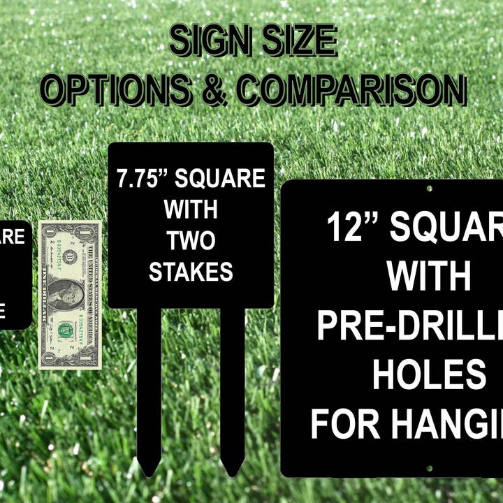 Swanky Bazaar - Wholesale Outdoor Sign - Poop Happens Funny Dog Yard Sign