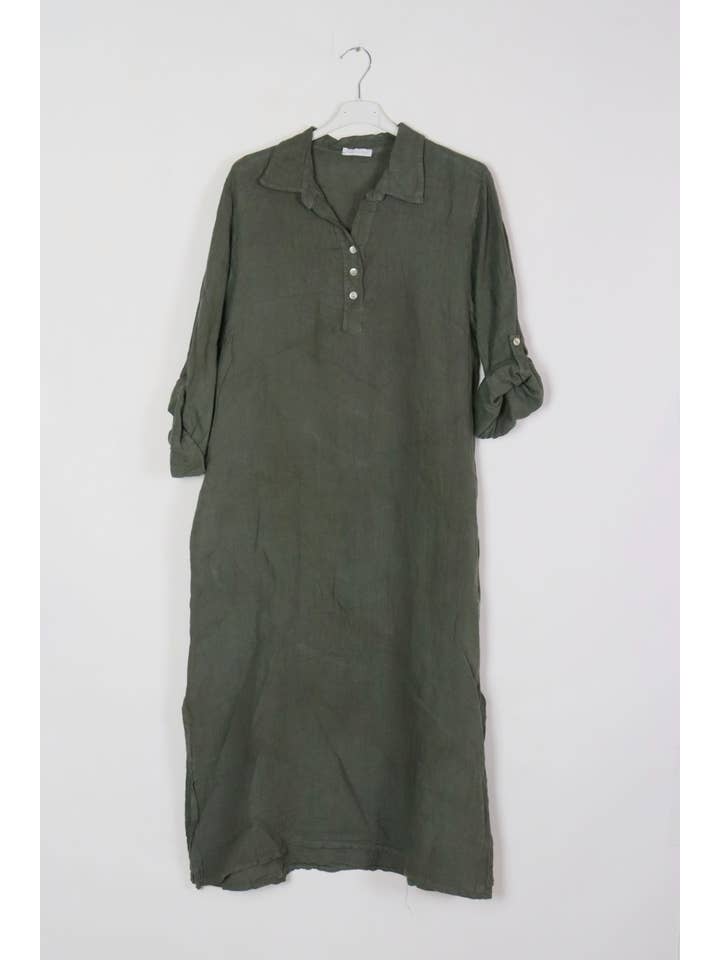 LÉA & LUC - Wholesale Dress - Women's - Long dress in 100% linen REF.2090034