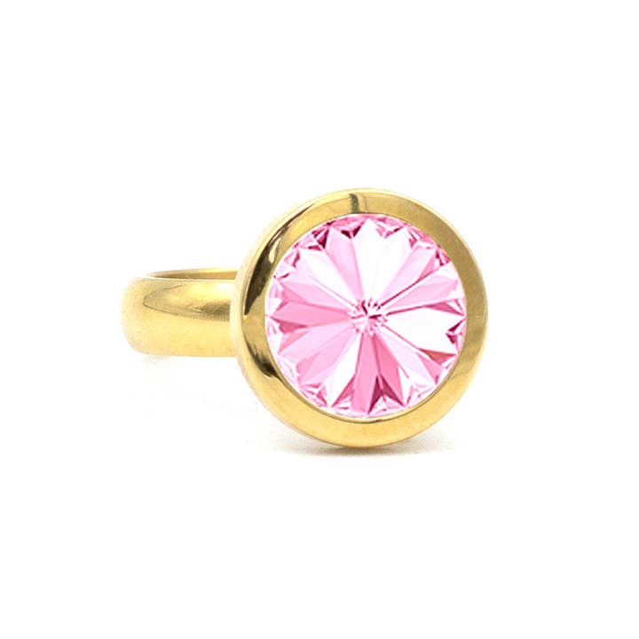 Sergio Engel jewellery - Wholesale Single Stone/Solitaire Ring - Pad Systems 01 - Kristallpad73