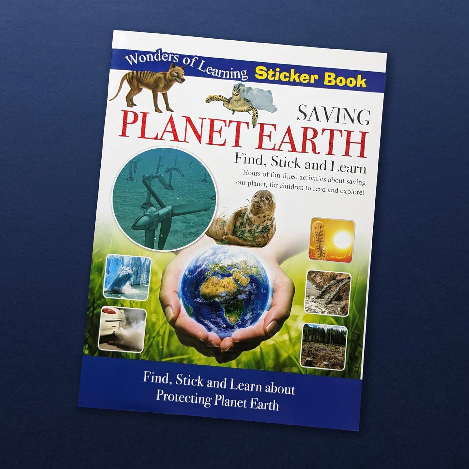 Robert Frederick Ltd - Wholesale Sticker - Kids & Baby - Saving Planet Earth Sticker Book - Find, Stick and Learn1